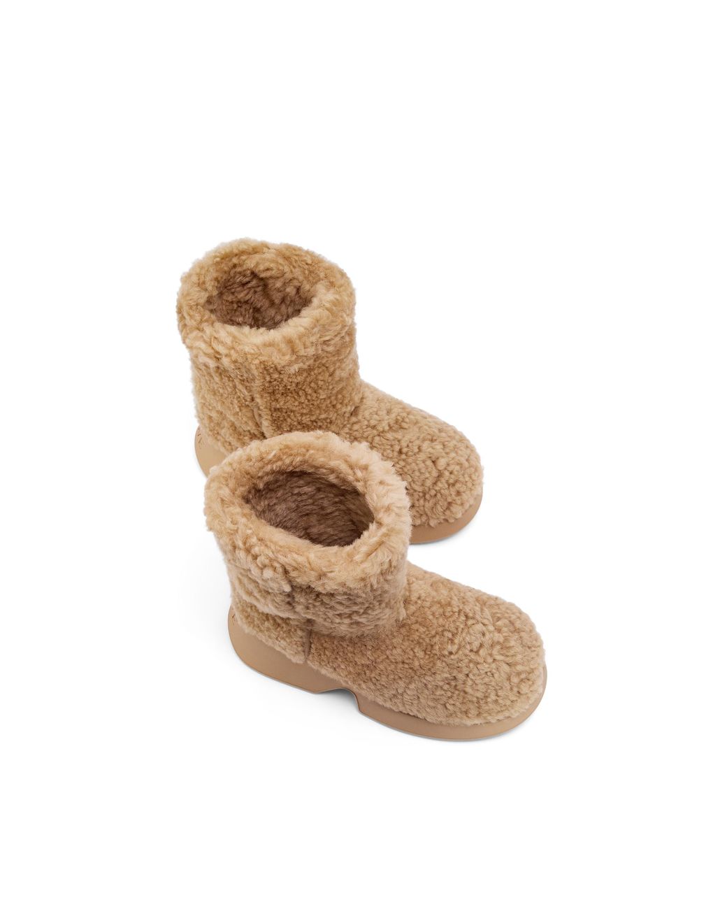 Loewe Luxury Wedge Boot In Shearling For Men in Natural for Men | Lyst