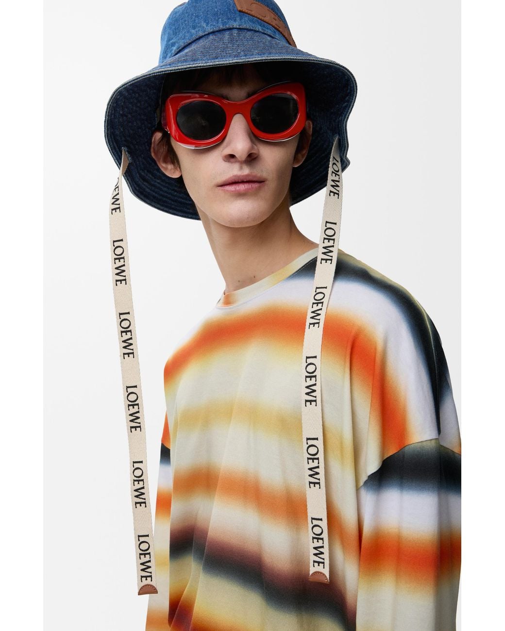 Loewe Red Sierra Butterfly Sunglasses For