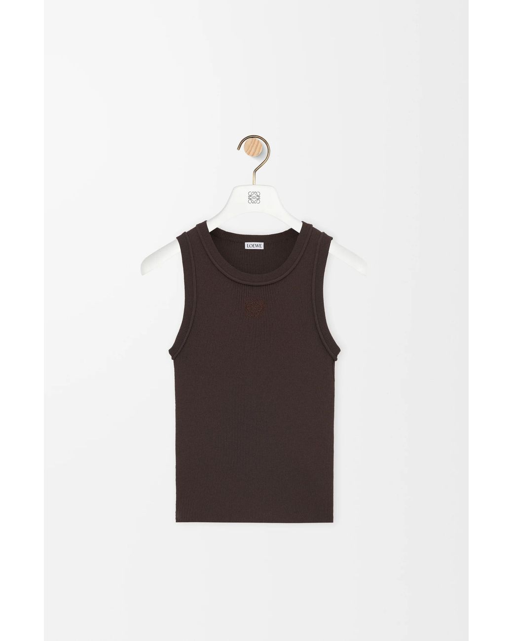 Loewe White Anagram Tank Top