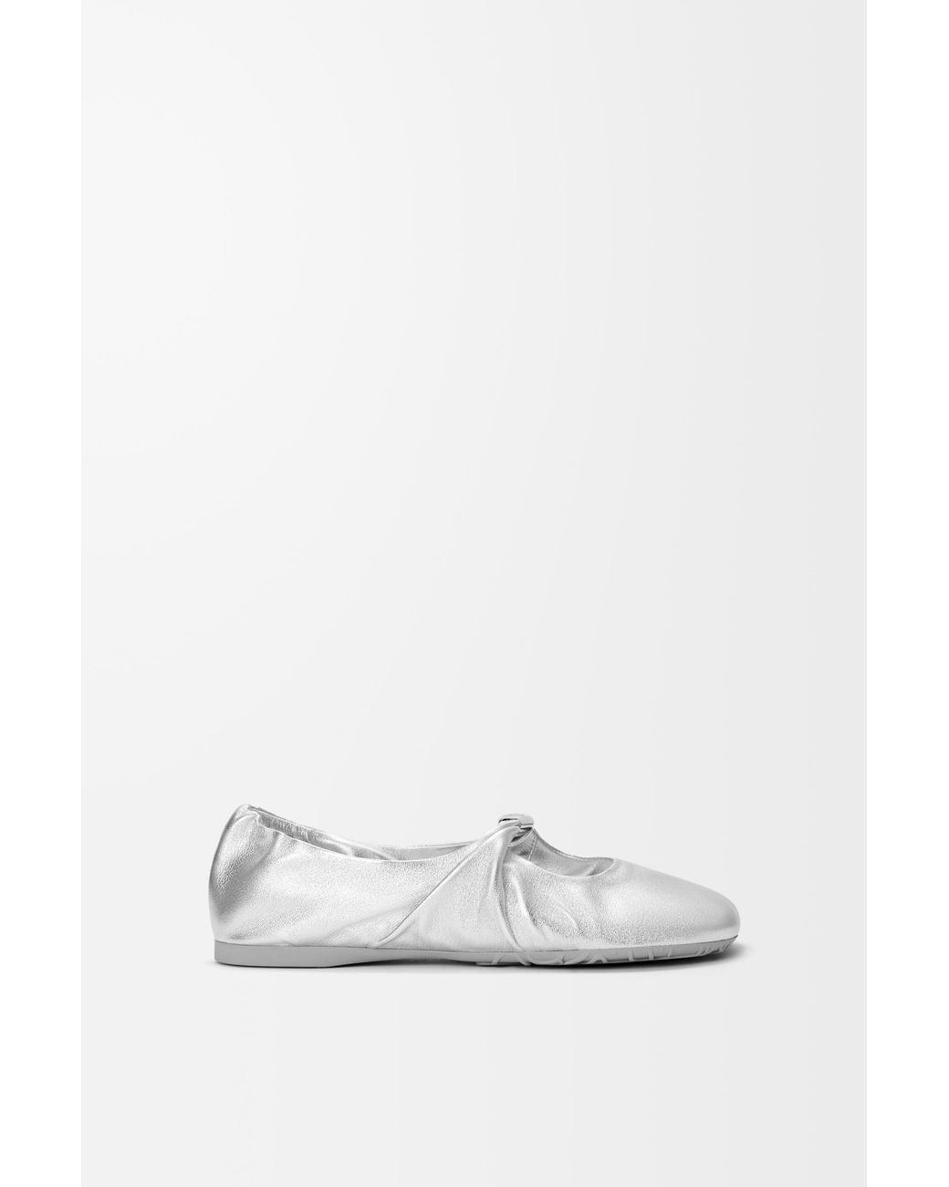 Loewe White Pebble Soft Ballerina