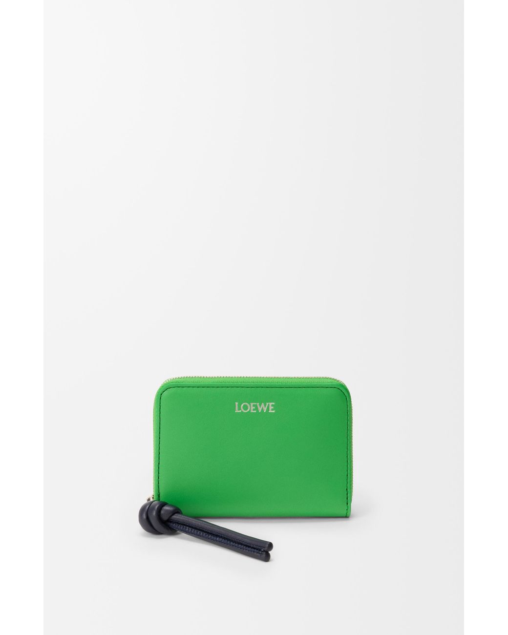 Loewe Green Zipped Coin Purse