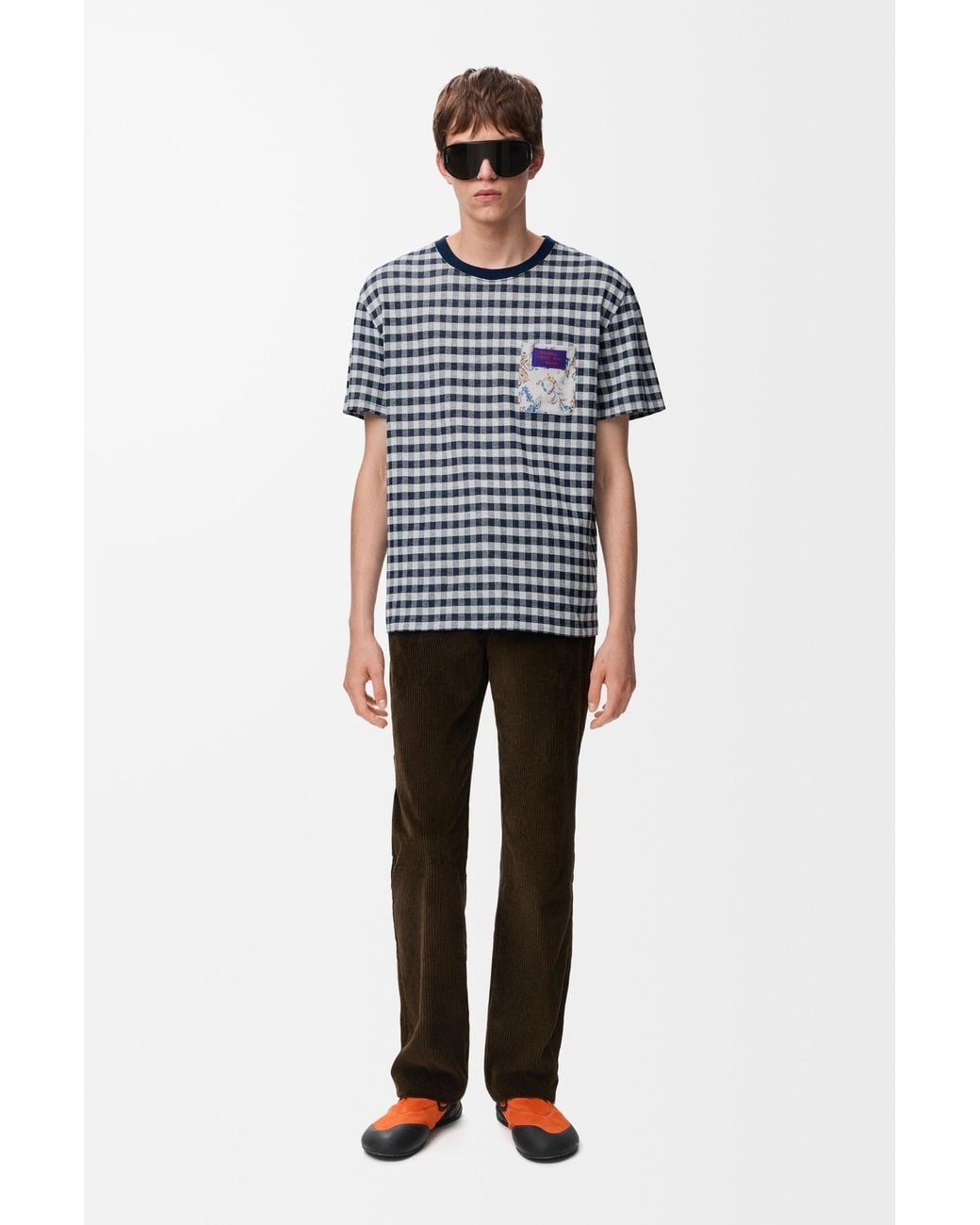 Loewe Blue Relaxed Fit T-Shirt for men