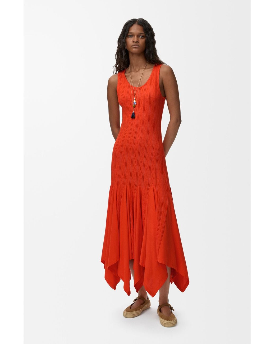 Loewe Red Tank Dress