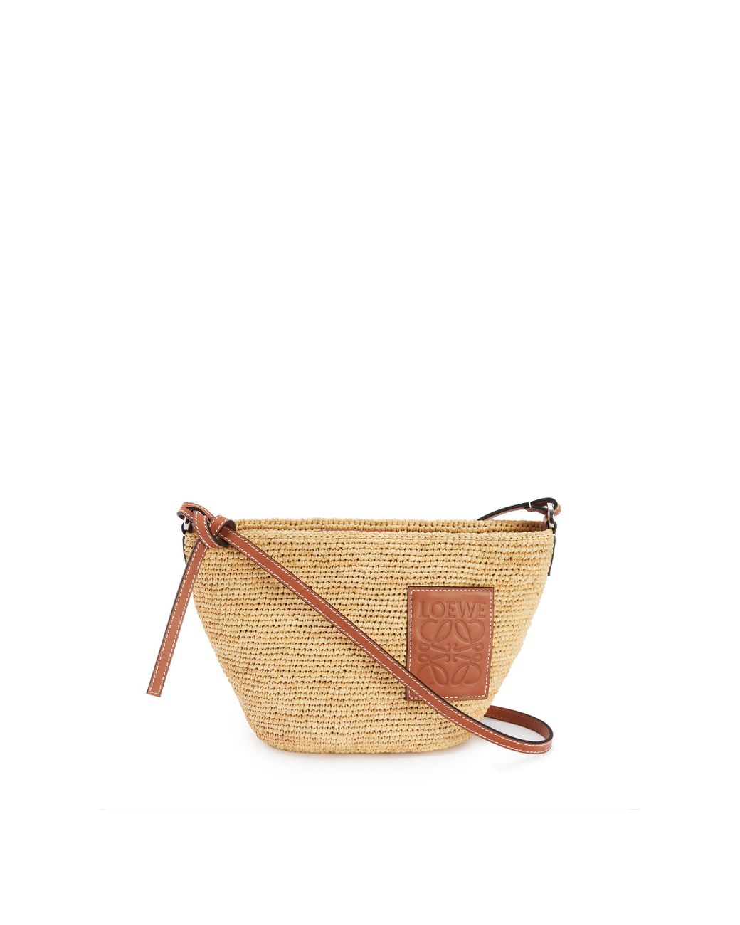 Loewe Pochette Bag In Raffia And Calfskin | Lyst UK