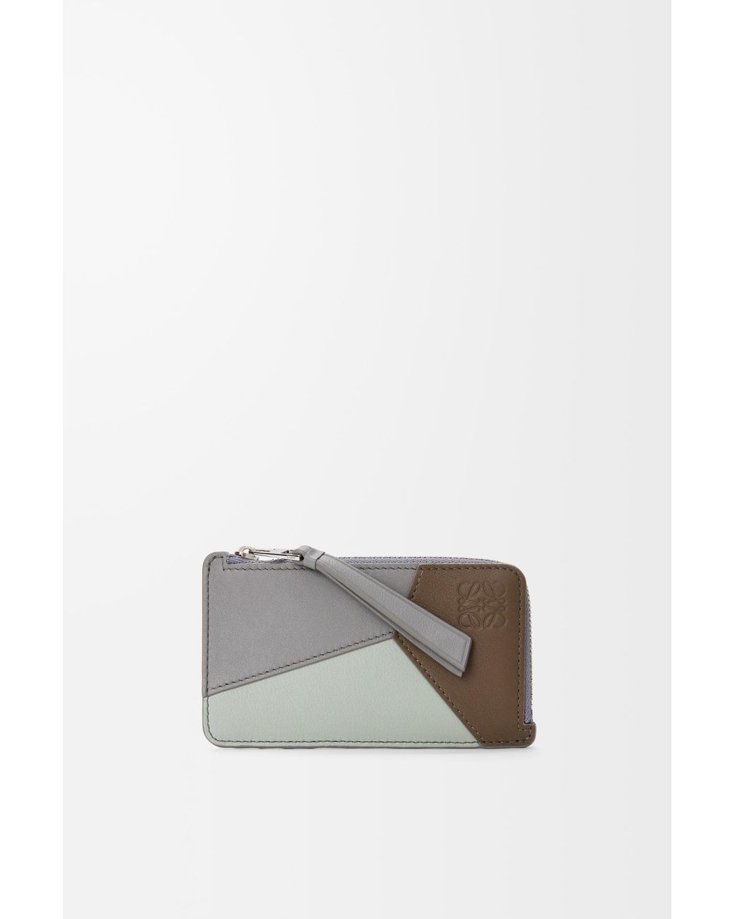Loewe White Puzzle Coin Cardholder for men