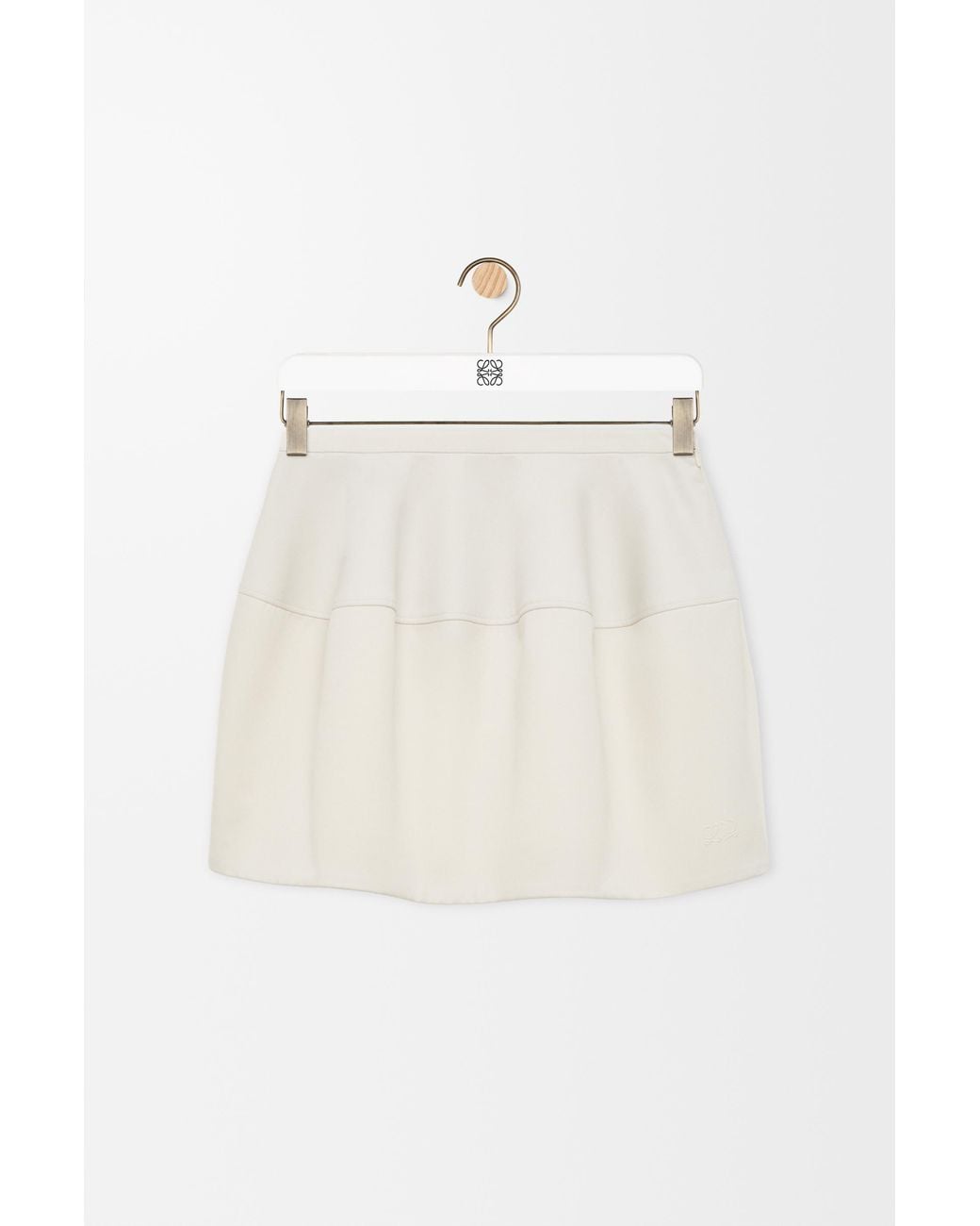 Loewe White Balloon Skirt