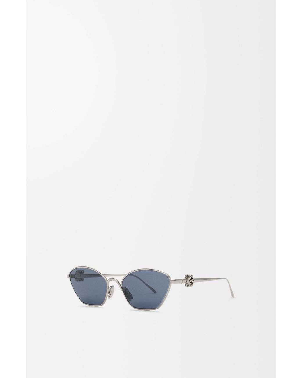 Loewe Blue Anagram Bombé Hexagon Sunglasses For