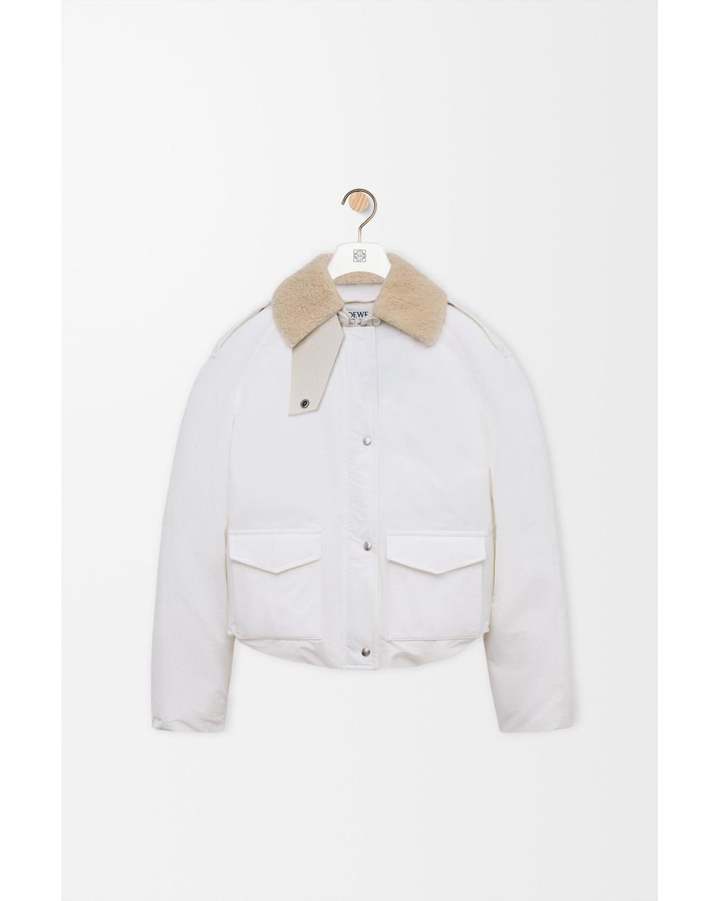 Loewe White Puffer Jacket