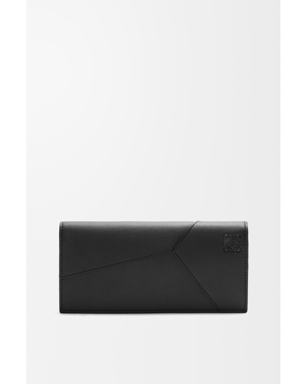 Loewe Gray Puzzle Long Horizontal Wallet for men