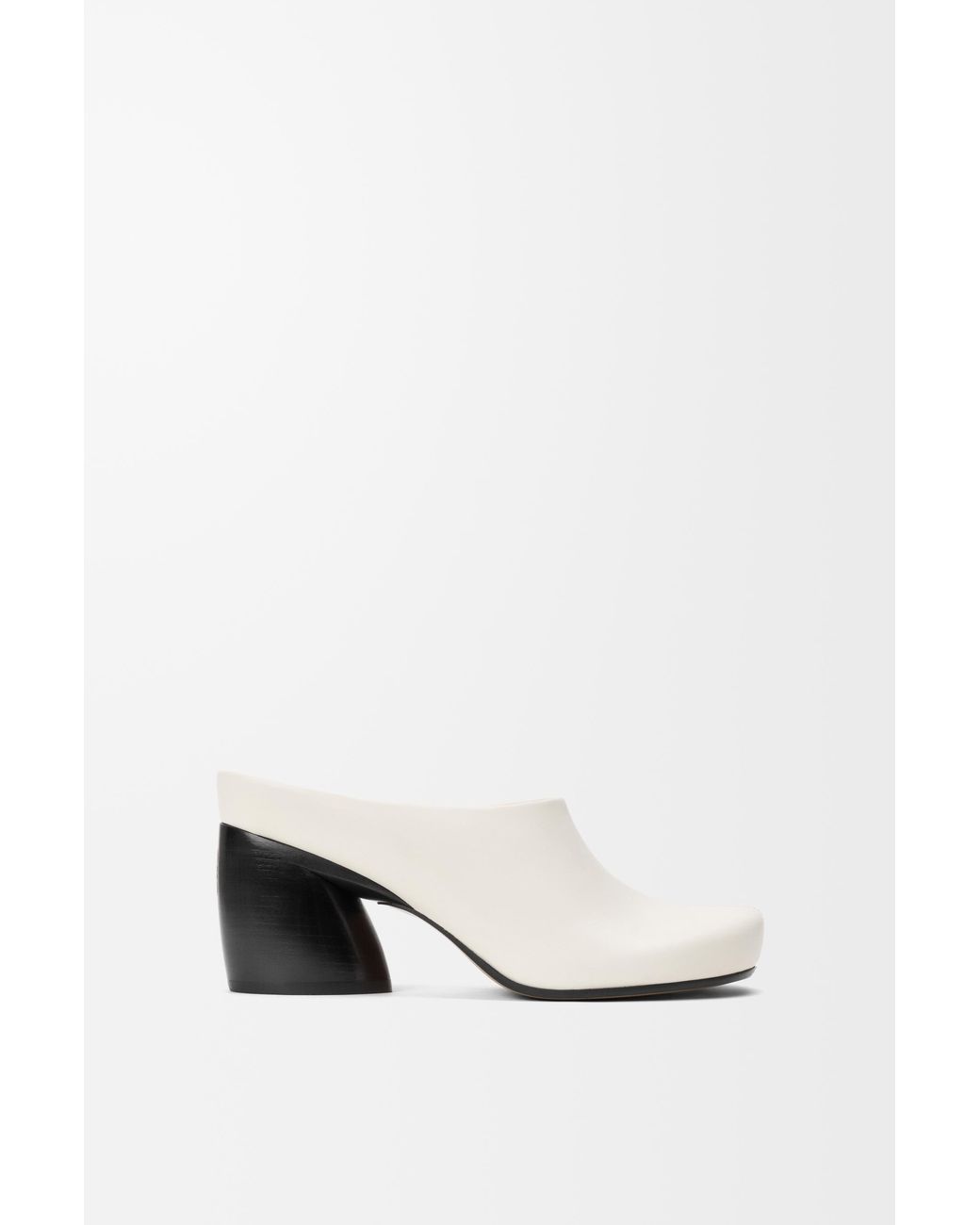 Loewe White Oval Mule