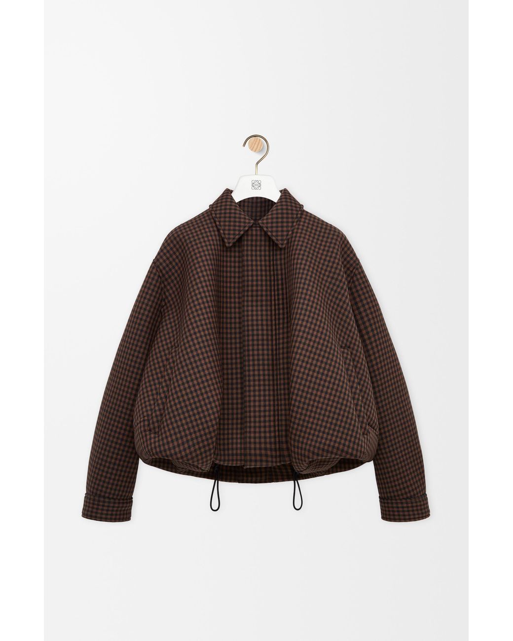 Loewe Brown Drawstring Jacket for men