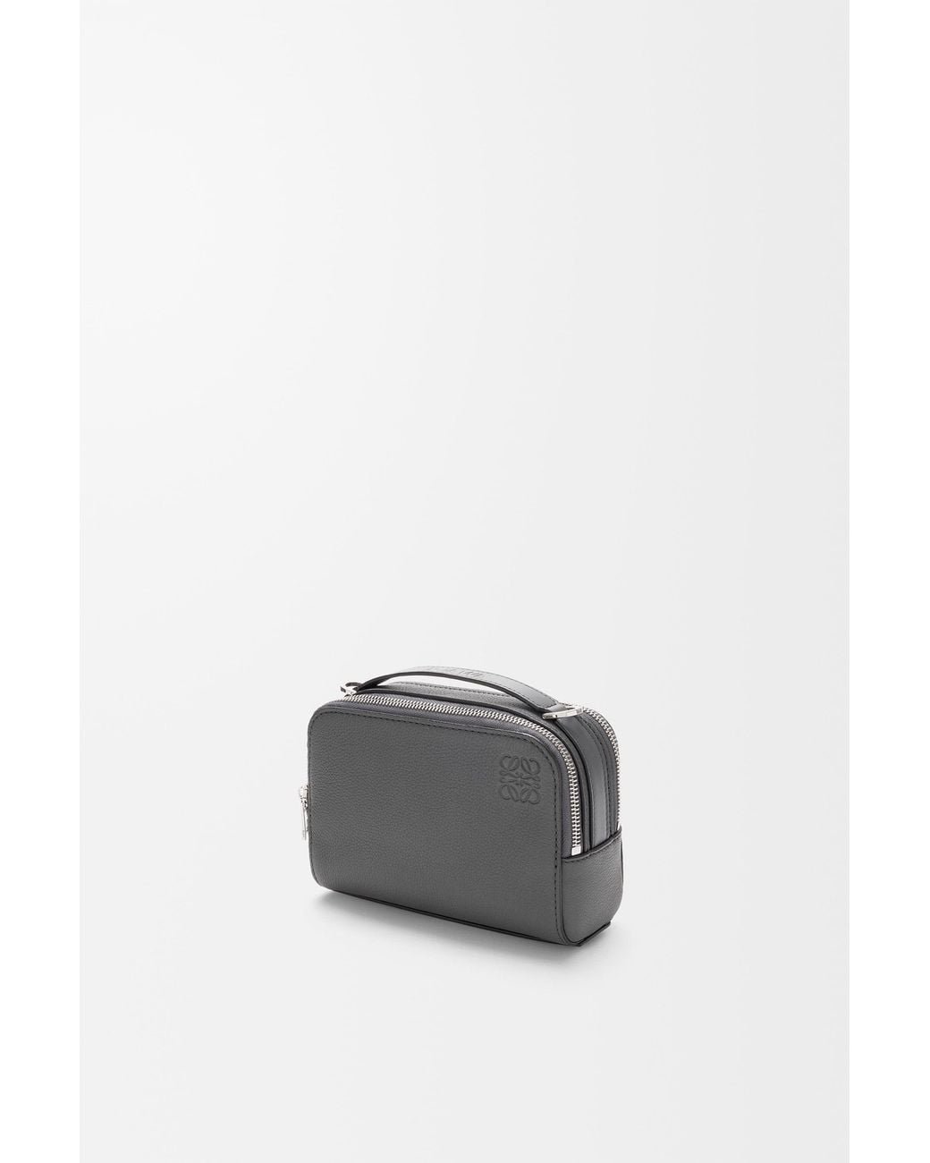 Loewe Gray Mini Crossbody Camera Bag for men