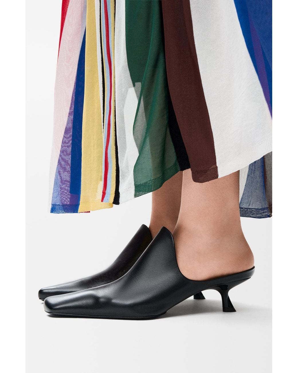 Loewe White Emily Mule