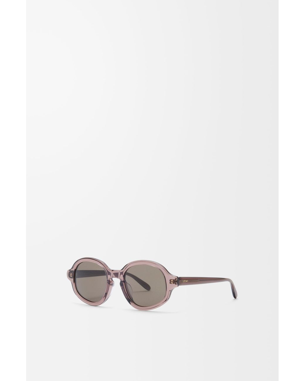 Loewe White Delta Slim Sunglasses For for men