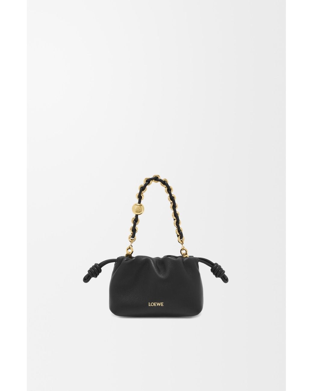Loewe Black Nano Flamenco Purse