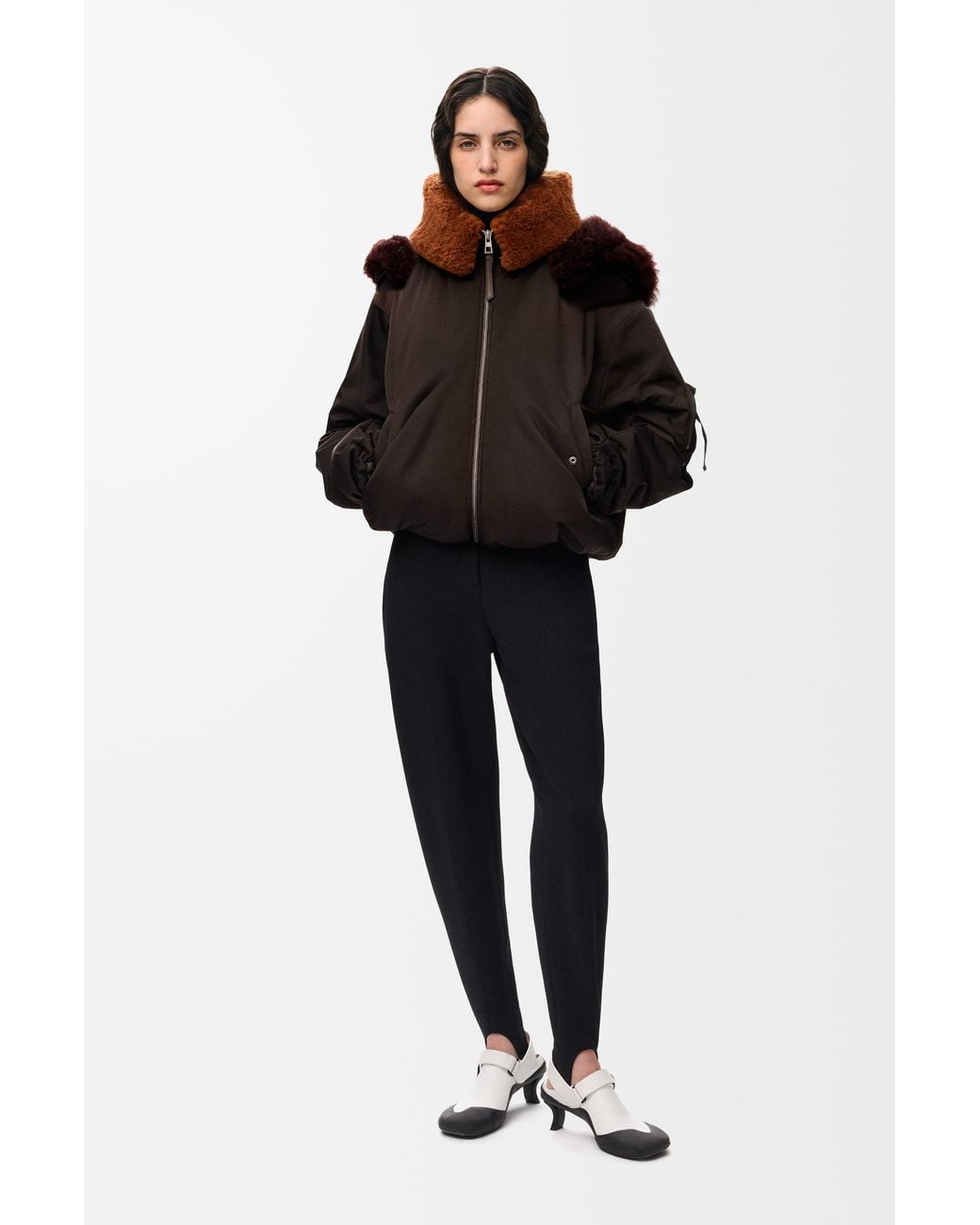 Loewe Brown Bomber Jacket