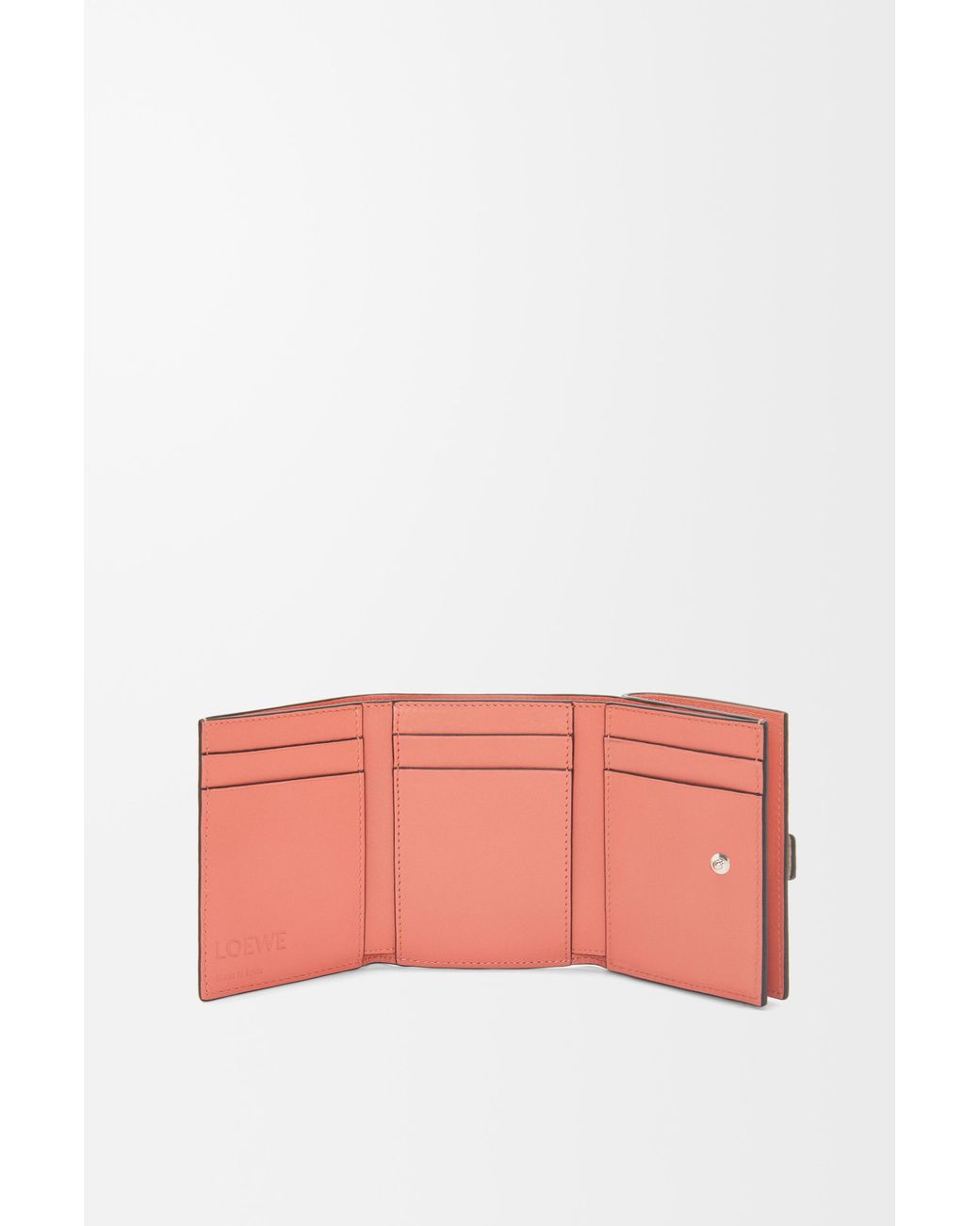 Loewe White Trifold Wallet