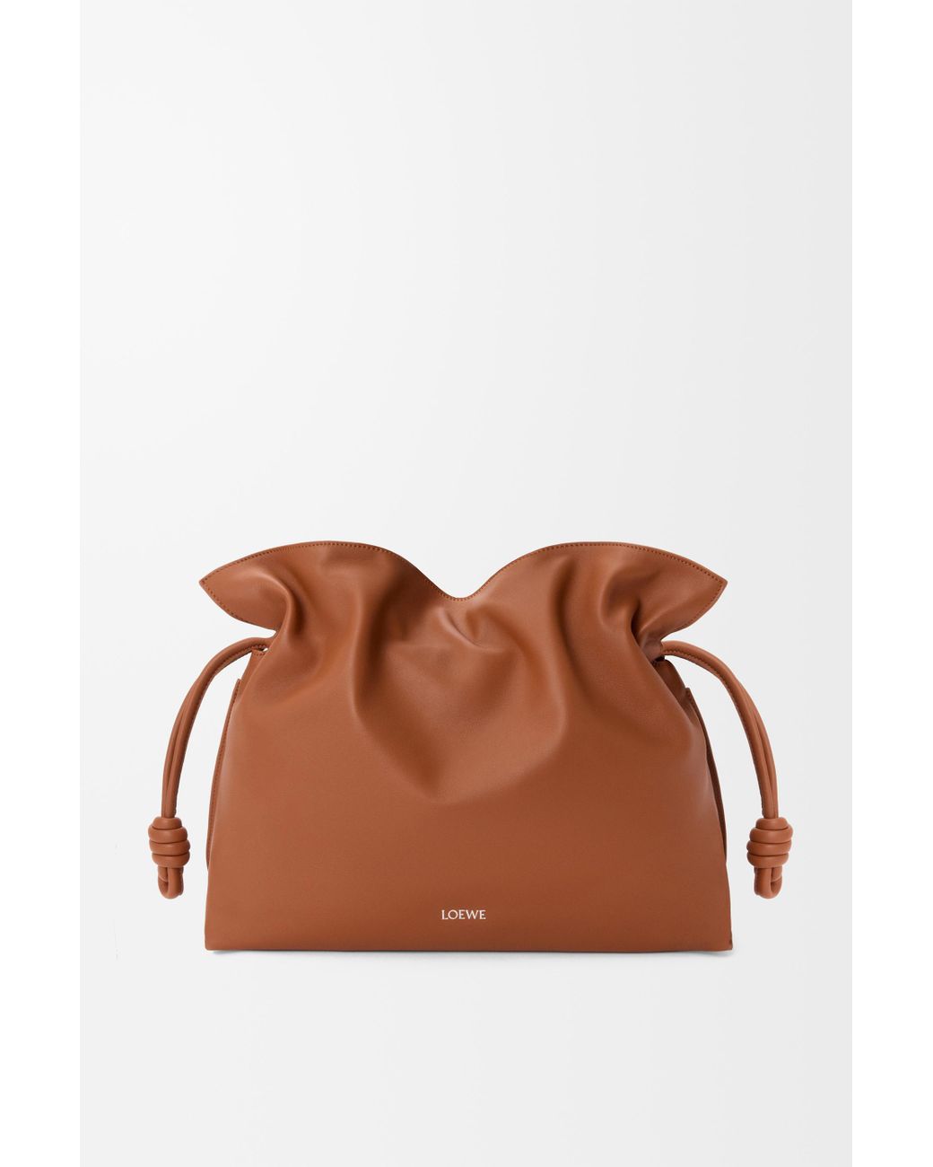 Loewe Brown Large Flamenco Clutch