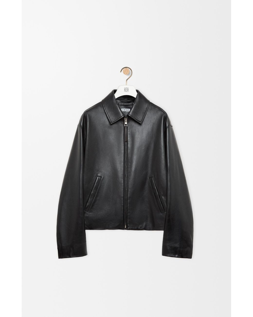 Loewe Black Zip-Up Jacket for men