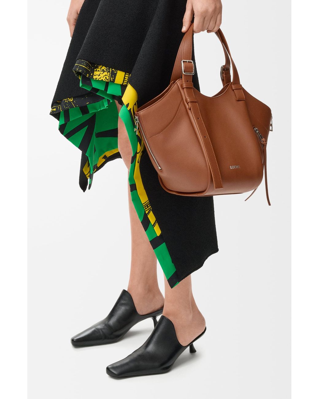 Loewe White "Hammock Flip" Mini Shoulder Bag