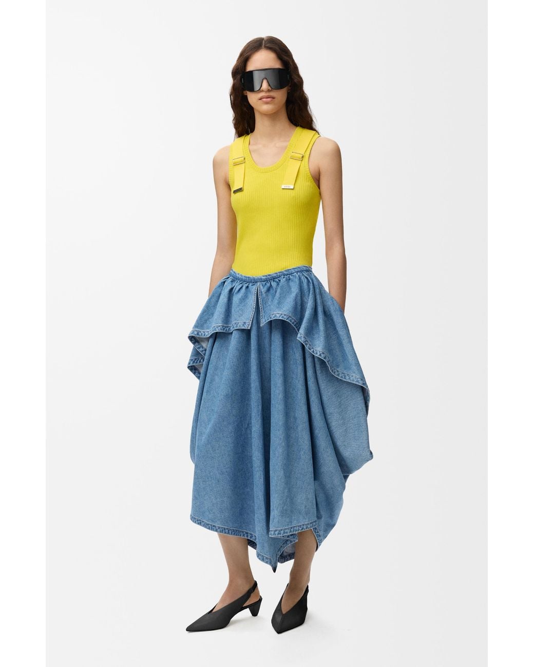 Loewe Blue Skirt