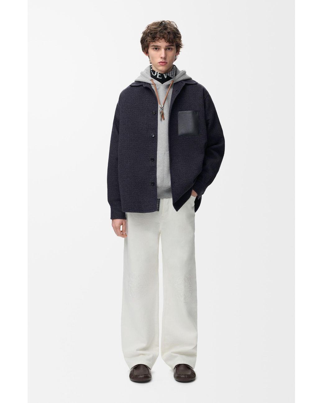 Loewe Blue Overshirt for men