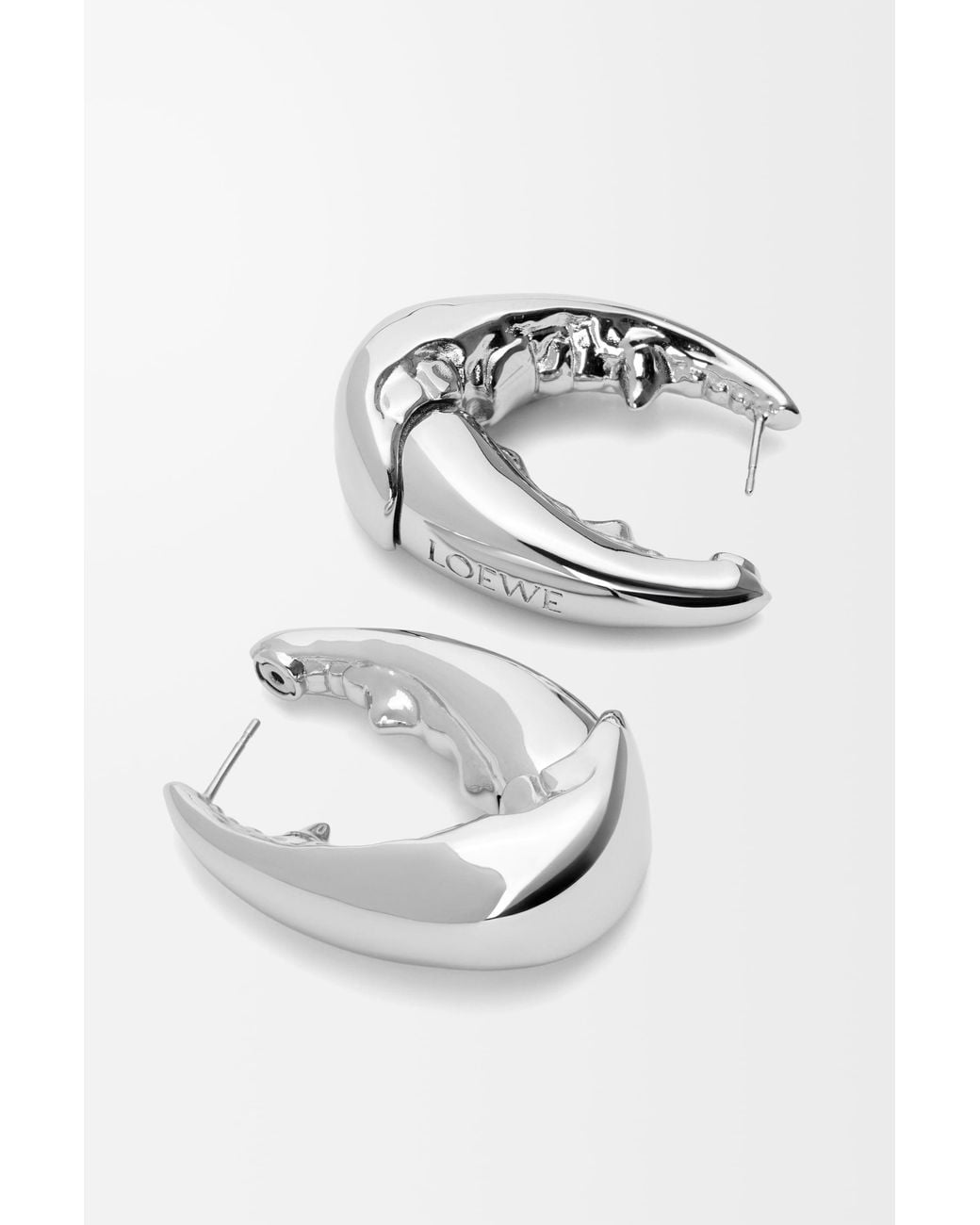 Loewe White Claw Earrings For