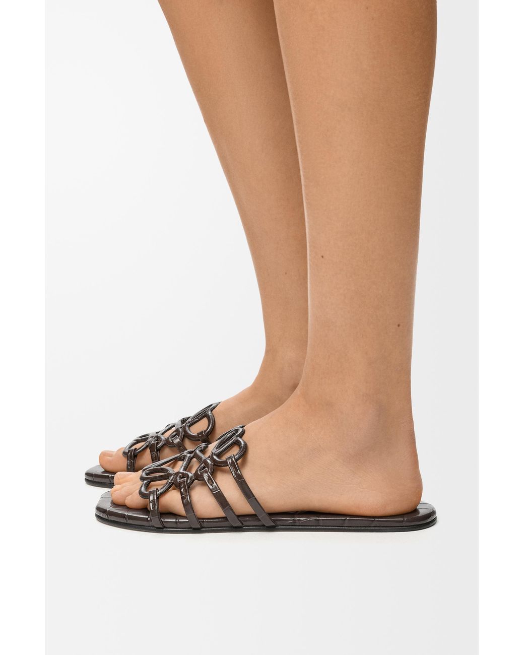 Loewe White Petal Anagram Slide