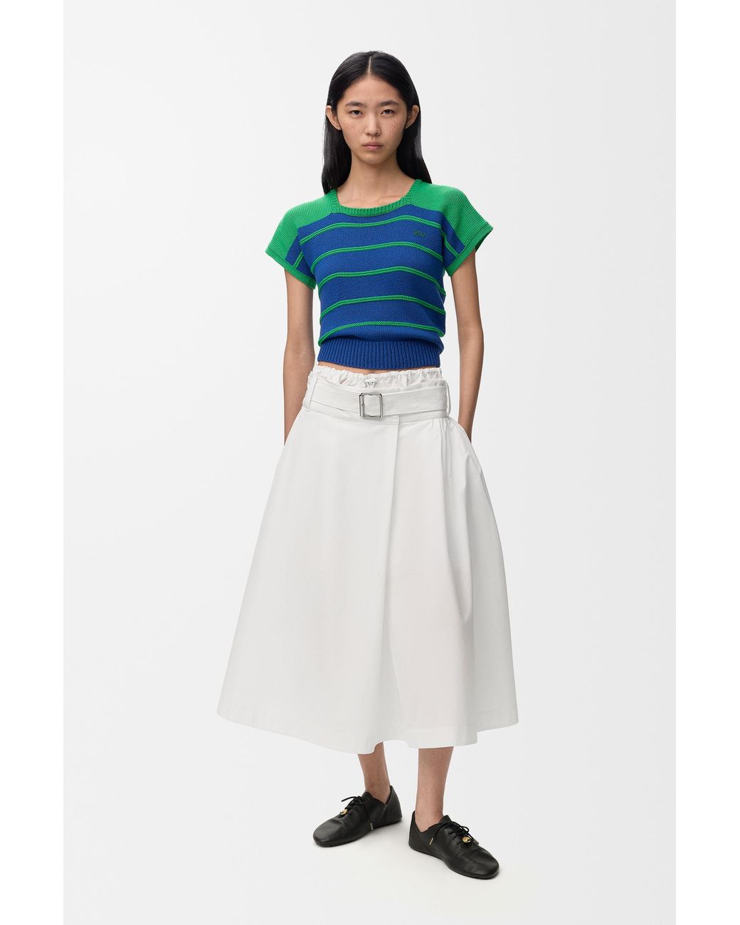 Loewe White Skirt