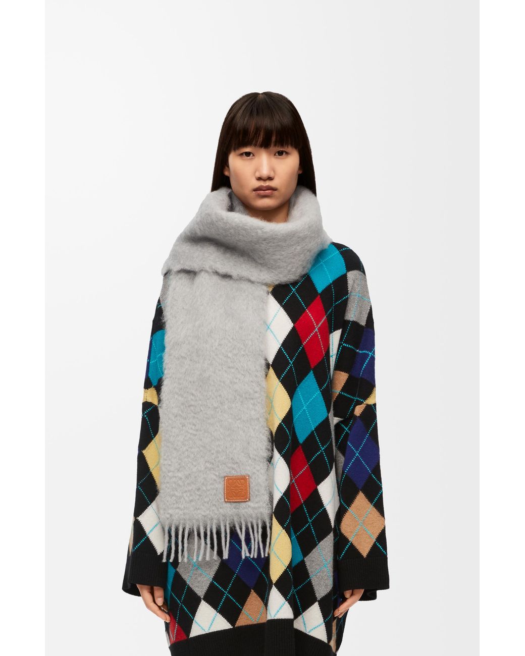 Loewe Gray Scarf