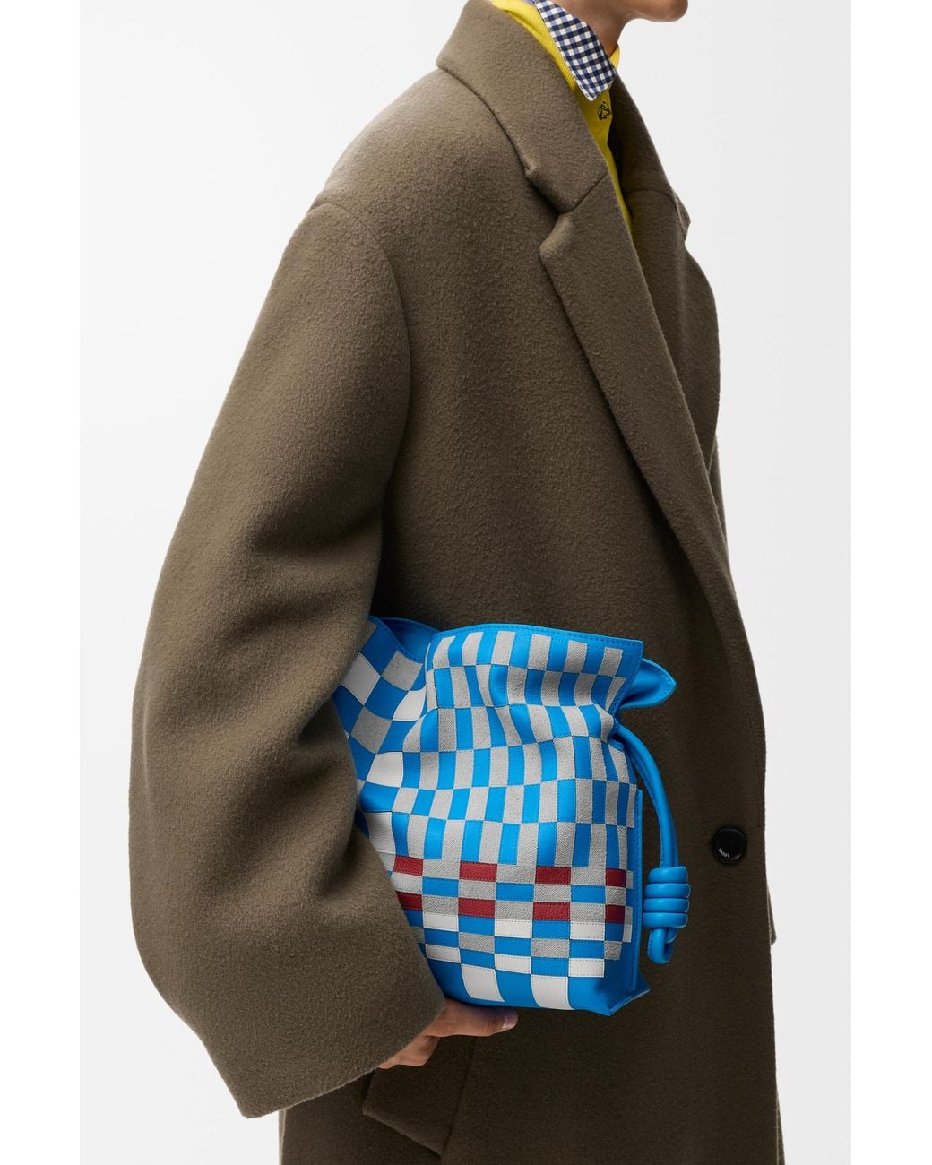 Loewe Blue Medium Flamenco Clutch
