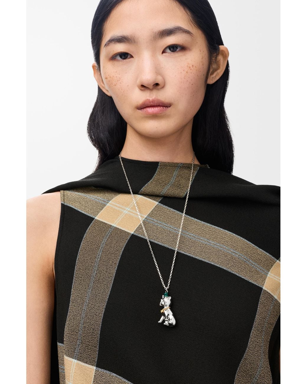 Loewe White Dog Necklace