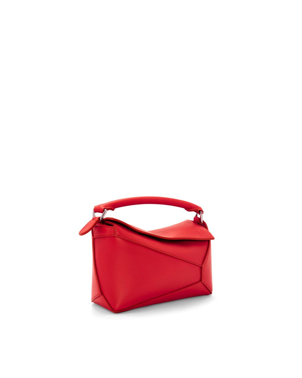 LOEWE Mini Puzzle Bag In Soft Grained Calfskin Cyan for Women