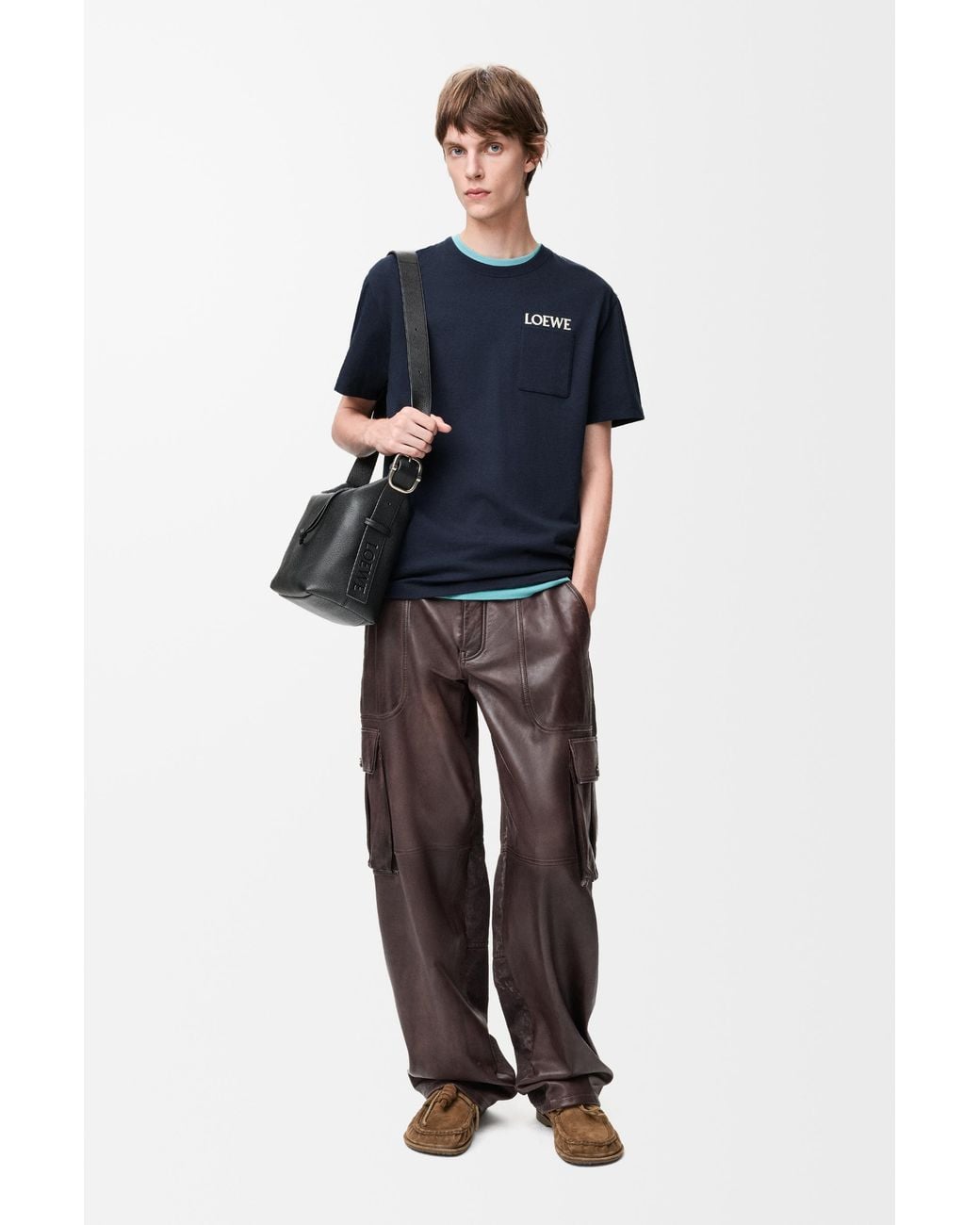 Loewe Blue Relaxed Fit T-Shirt for men