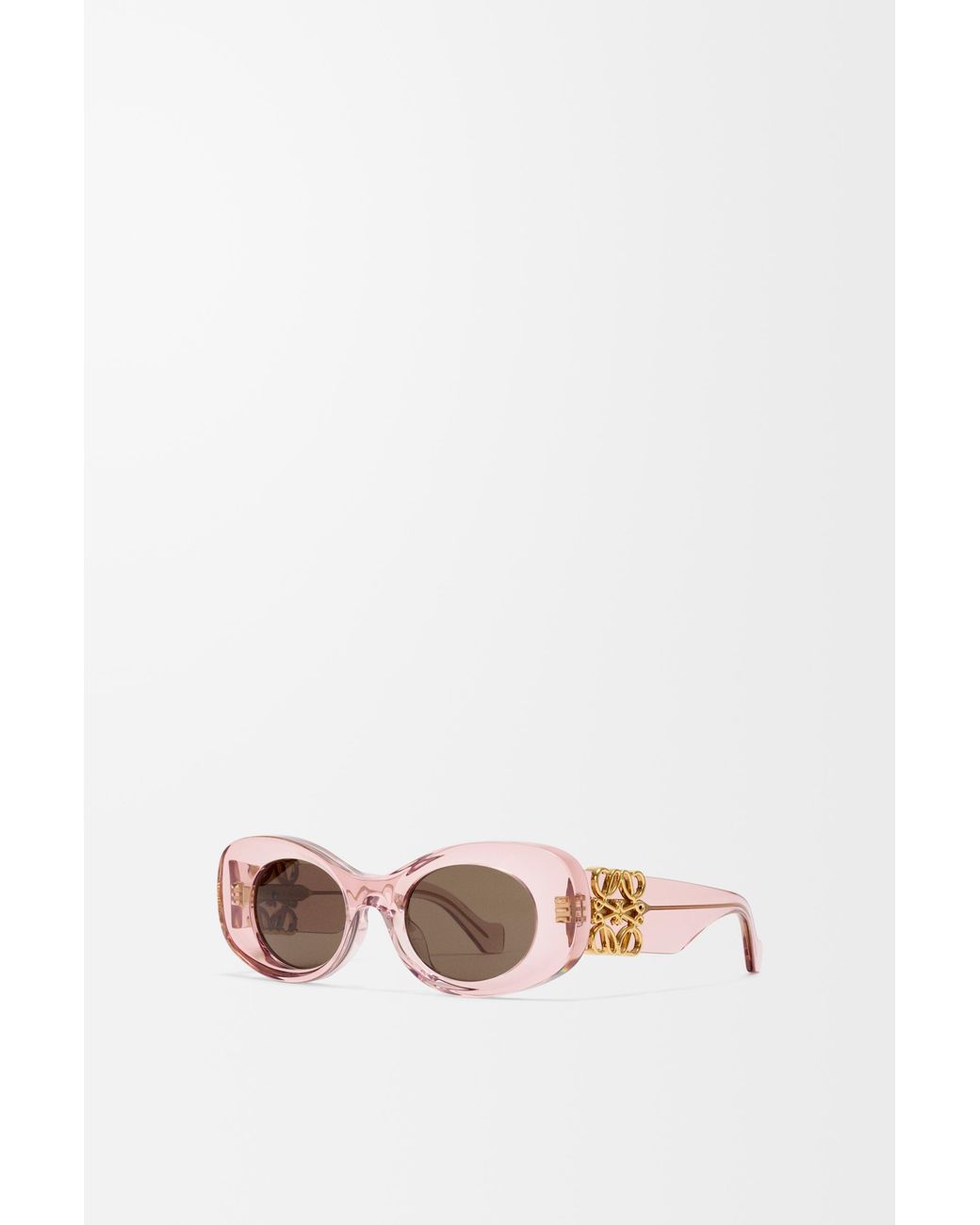 Loewe Multicolor Beveled Oval Maxi Anagram Sunglasses For