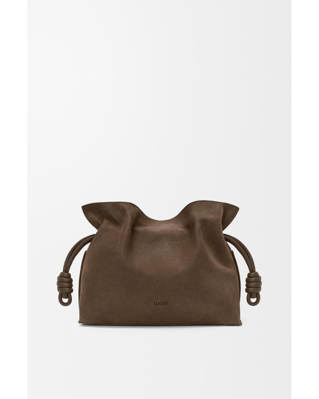 Loewe Brown Medium Flamenco Clutch