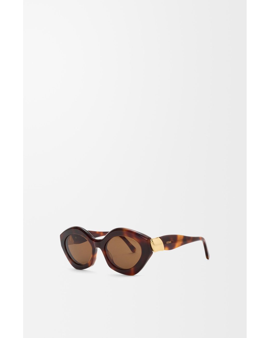 Loewe White Coil Cateye Sunglasses For