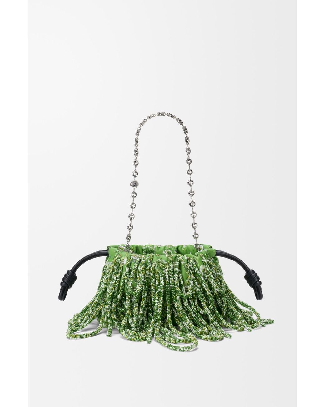 Loewe Green Mini Flamenco Purse