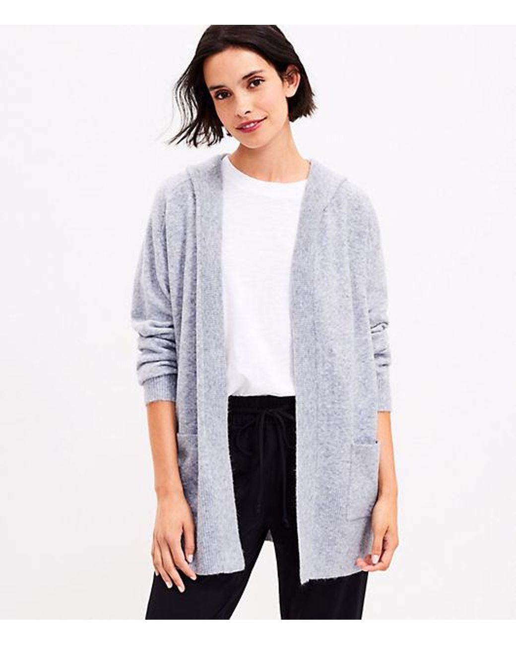 LOFT Lou \u0026 Grey Hooded Pocket Open 