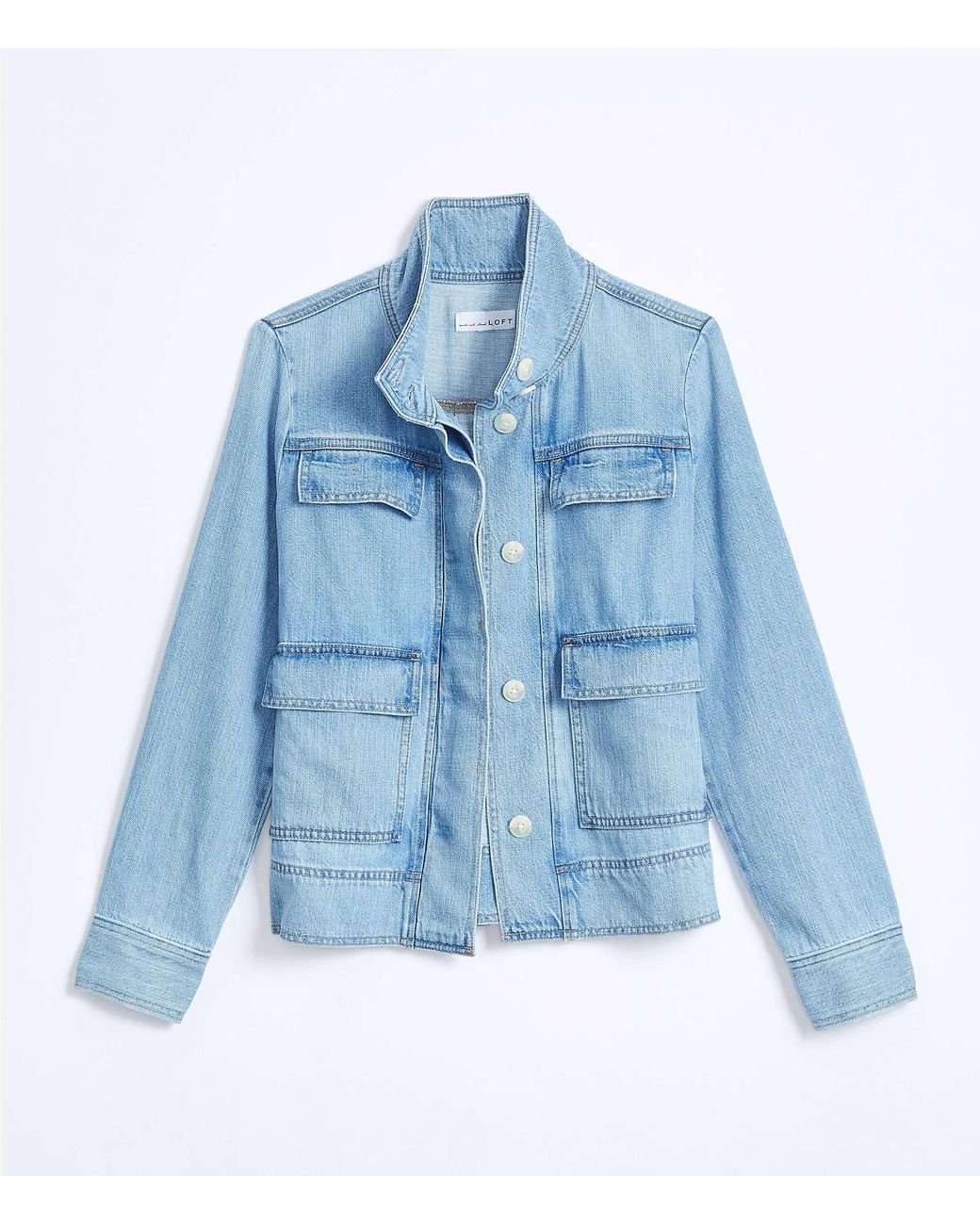 light blue utility jacket