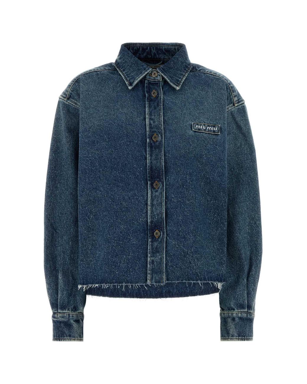 Miu Miu Blue Denim Shirt