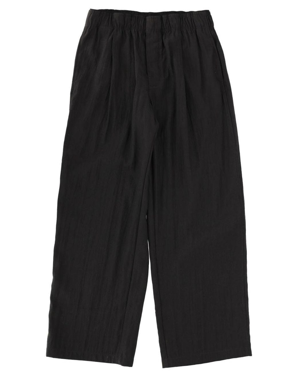 Our Legacy Black Linen-Blend Trousers for men