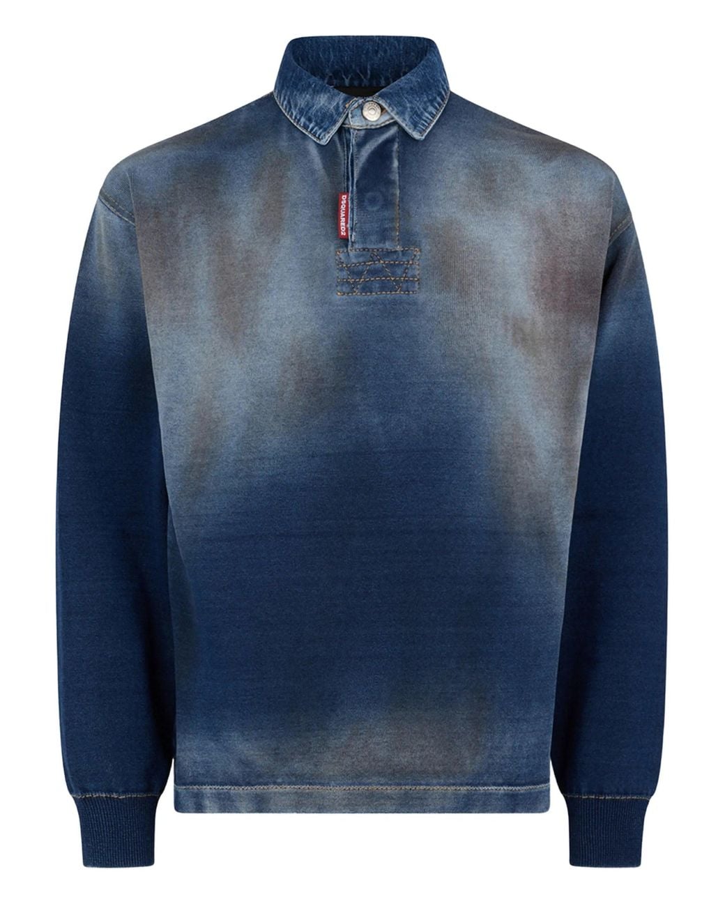 DSquared² Blue Cotton Pullover