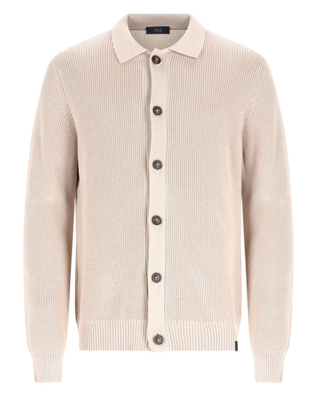 Fay Natural Cardigan