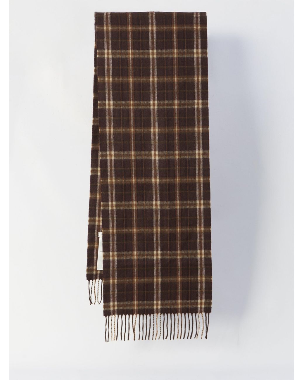 Céline Brown Cashmere Scarf