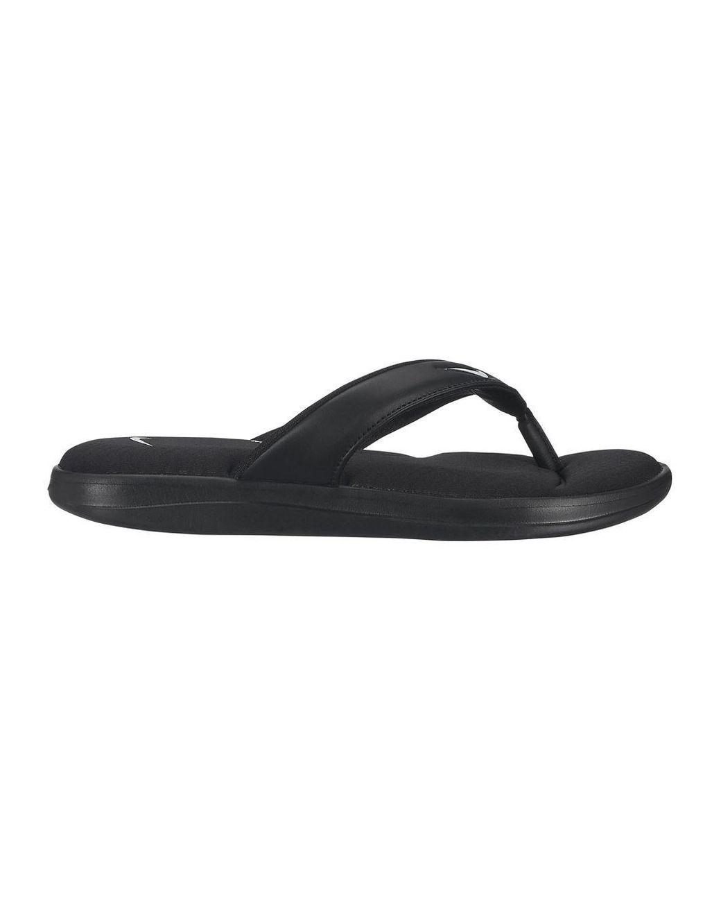 Nike Synthetic Women S Ultra Comfort Flip Flops In Black White