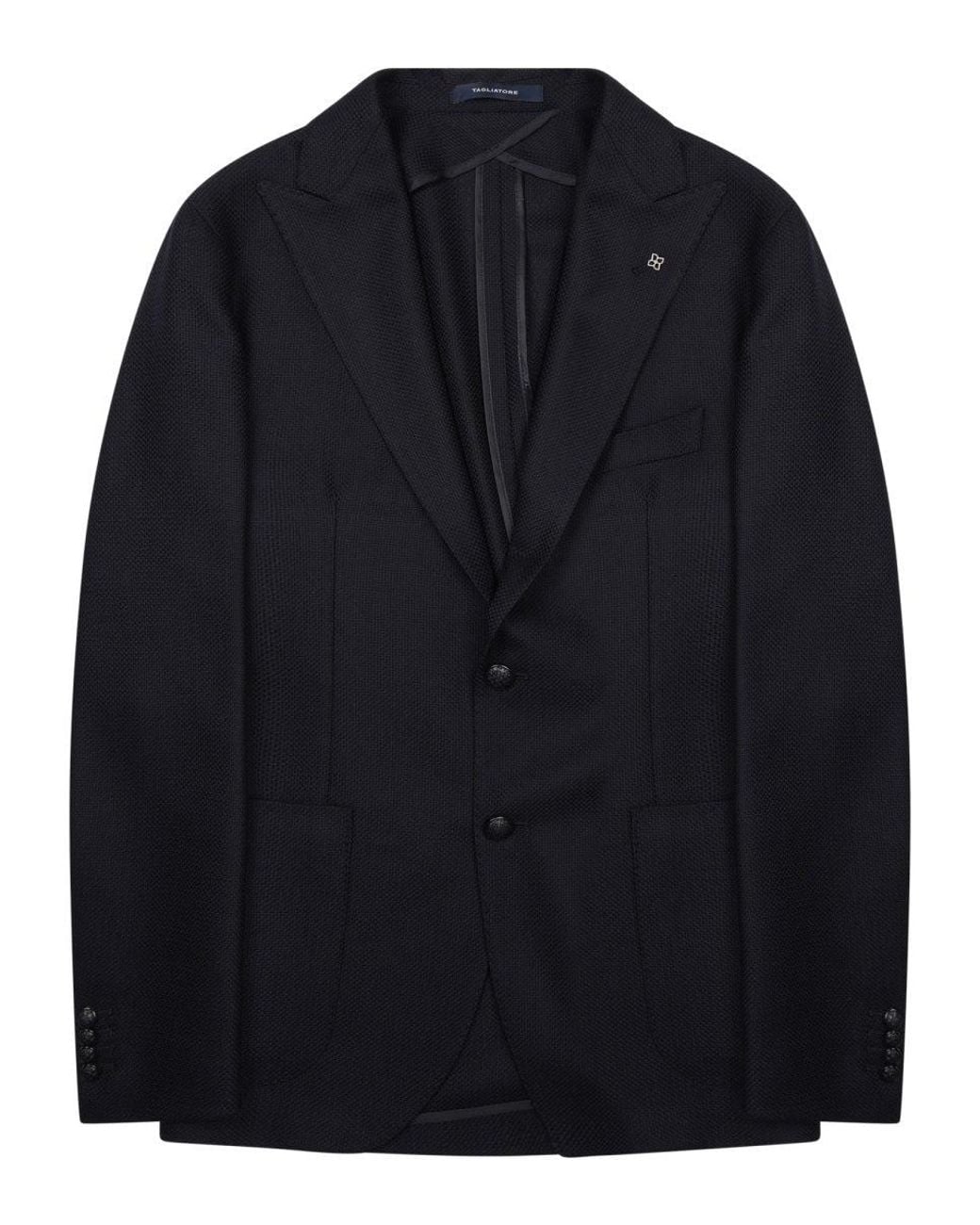 Tagliatore Blue Virgin Wool Jacket for men