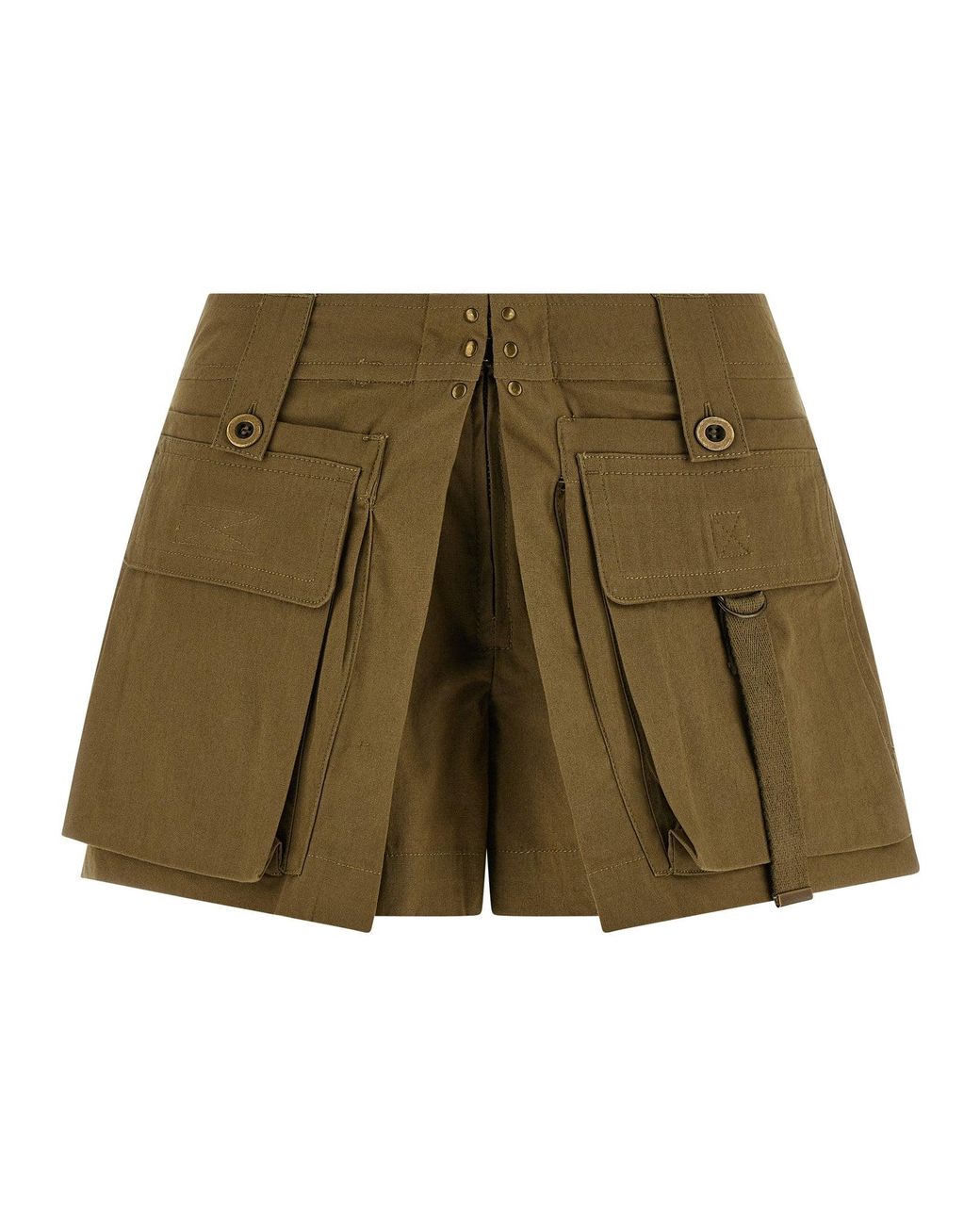 Isabel Marant Green 'Barta' Shorts