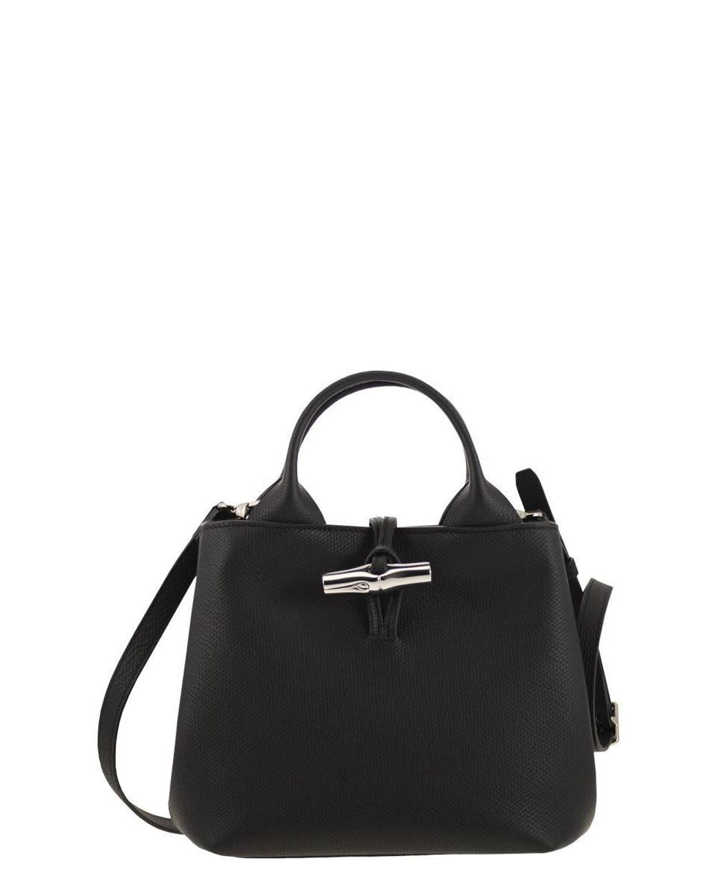 Longchamp Black Le Roseau