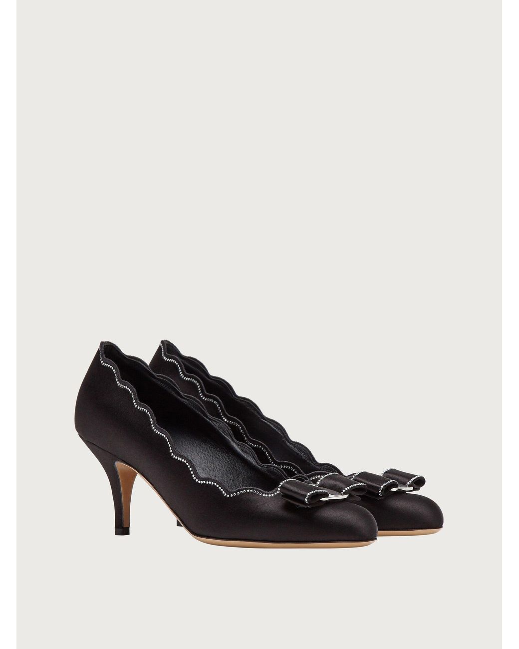 Ferragamo Black Carla Shell 1